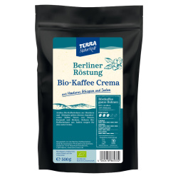 Bio Berliner R&ouml;stung Kaffee Crema, Bohne  500g